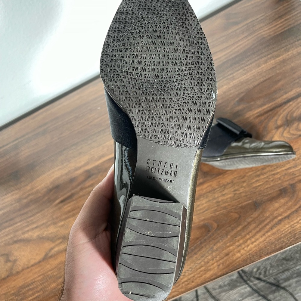 Stuart Weitzman Certified Authentic Patent Leather Women’s Heels Size 5.5 - Picture 7 of 9